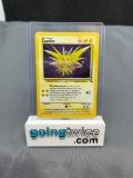 1999 Pokemon Fossil Unlimited #15 ZAPDOS Holofoil Rare Trading Card from Childhood Collection