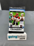 Factory Sealed 2020 CHRONICLES Football 5 Card Pack