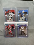 4 Count Lot of FOOTBALL ROOKIE Cards - Hot Sets!