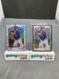 2 Count Lot of BOWMAN Baseball Prospects - Future Stars!