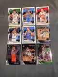 9 Card Lot of BASKETBALL ROOKIE Cards from Huge Collection - Stars, Future Stars and More!