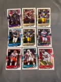 9 Card Lot of FOOTBALL ROOKIE Cards from Huge Colletion - Stars, Future Stars and More!