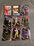 9 Card Lot of FOOTBALL ROOKIE Cards from Huge Colletion - Stars, Future Stars and More!