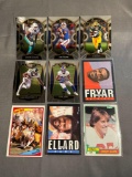 9 Card Lot of FOOTBALL ROOKIE Cards from Huge Colletion - Stars, Future Stars and More!