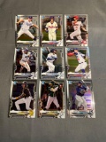 9 Card Lot of BASEBALL ROOKIE Cards from Huge Colletion - Stars, Future Stars and More!