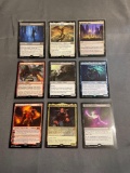 9 Count Lot of MAGIC the Gathering Gold Symbol RARE Cards from Collection