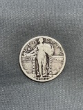 1926 United States Standing Liberty Silver Quarter from Estate Collection - 90% Silver