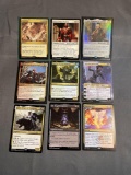 9 Count Lot of MAGIC the Gathering Gold Symbol RARE Cards from Collection