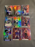 9 Count Lot of PRIZMS & REFRACTORS with ROOKIES & STARS