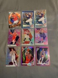 9 Count Lot of PRIZMS & REFRACTORS with ROOKIES & STARS