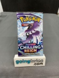 Factory Sealed Pokemon CHILLING REIGN 10 Card Booster Pack