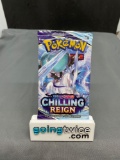 Factory Sealed Pokemon CHILLING REIGN 10 Card Booster Pack