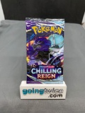 Factory Sealed Pokemon CHILLING REIGN 10 Card Booster Pack