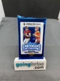 Factory Sealed 2021 CONTENDERS DRAFT PICKS Football 6 Card Pack - Trevor Lawrence RC?