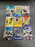 9 Count Lot of FOOTBALL ROOKIE Cards - HOT Sets!