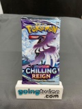 Factory Sealed Pokemon CHILLING REIGN 10 Card Booster Pack