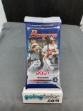 Factory Sealed 2021 BOWMAN Baseball 19 Card JUMBO Pack - TOP Prospect Wander Franco?