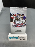 Factory Sealed 2020 Topps CHROME UPDATE Series 4 Card Pack