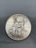 1977 Mexico 10 Pesos Silver Foreign World Coin - 72% Silver Coin - 0.6429 Ounces Actual Silver