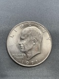 1971 United States Eisenhower Commemorative Dollar Coin from Estate