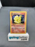 1999 Pokemon Base Set Shadowless #12 NINETALES Holofoil Rare Trading Card from Crazy Collection