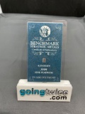 Benchmark 1/4 GRAIN .999 Fine Mini Platinum Bullion Bar