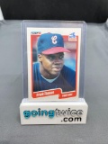 1990 Fleer Baseball #U-87 FRANK THOMAS Chicago White Sox Rookie Trading Card