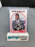 1989-90 NBA Hoops Basketball #138 DAVID ROBINSON San Antonio Spurs Rookie Trading Card