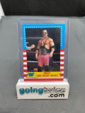 1987 Topps Wrestling #1 BRET HIT MAN HART Vintage Trading Card