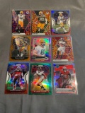 9 Card Lot of PRIZMS and REFRACTORS with Rookies & Stars from Huge Collection