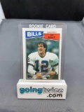 1987 Topps Football #362 JIM KELLY Buffalo Bills Rookie Trading Card