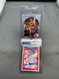 Lot of 2 Hand Signed Trading Cards from Collection