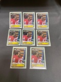 8 Card Lot of 1983 Topps Football #168 RONNIE LOTT San Francisco 49ers Trading Cards from Cool