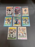 8 Card Lot of Vintage 1980's WALTER PAYTON Chicago Bears Football Trading Cards