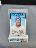 1986 Topps Baseball #50T BO JACKSON Kansas City Royals Rookie Trading Card