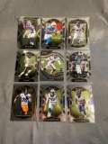 9 Card Lot of FOOTBALL ROOKIE Cards - Mostly Modern Sets - Hot!