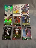 9 Card Lot of FOOTBALL ROOKIE Cards - Mostly Modern Sets - Hot!