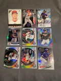 9 Card Lot of BASEBALL ROOKIE Cards - Mostly Modern Sets - Hot!