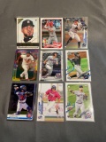 9 Card Lot of BASEBALL ROOKIE Cards - Mostly Modern Sets - Hot!