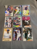 9 Card Lot of BASEBALL ROOKIE Cards - Mostly Modern Sets - Hot!