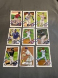 9 Card Lot of BASEBALL ROOKIE Cards - Mostly Modern Sets - Hot!