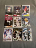 9 Card Lot of BASEBALL ROOKIE Cards - Mostly Modern Sets - Hot!