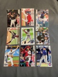 9 Card Lot of BASEBALL ROOKIE Cards - Mostly Modern Sets - Hot!