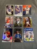 9 Card Lot of PEYTON MANNING Colts Broncos Football Trading Cards from Epic Collection