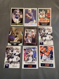 9 Card Lot of PEYTON MANNING Colts Broncos Football Trading Cards from Epic Collection