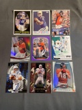 9 Card Lot of PEYTON MANNING Colts Broncos Football Trading Cards from Epic Collection