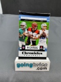 Factory Sealed 2020 CHRONICLES Football 5 Card Pack - Herbert Black Prizm RC?