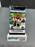 Factory Sealed 2020 CHRONICLES Football 5 Card Pack - Herbert Black Prizm RC?