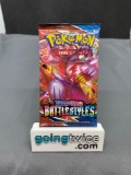 Factory Sealed Pokemon BATTLE STYLES 10 Card Booster Pack