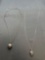 Lot of Two Jewelry Kade Designer Silver-Tone Fashion Necklaces